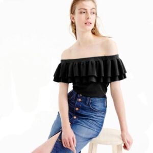 J. Crew Lightweight Off-the-Shoulder Sweater